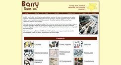 Desktop Screenshot of barrysales.com